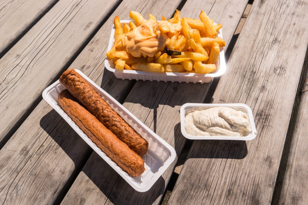 De Smulbus - vegetarische frikandel